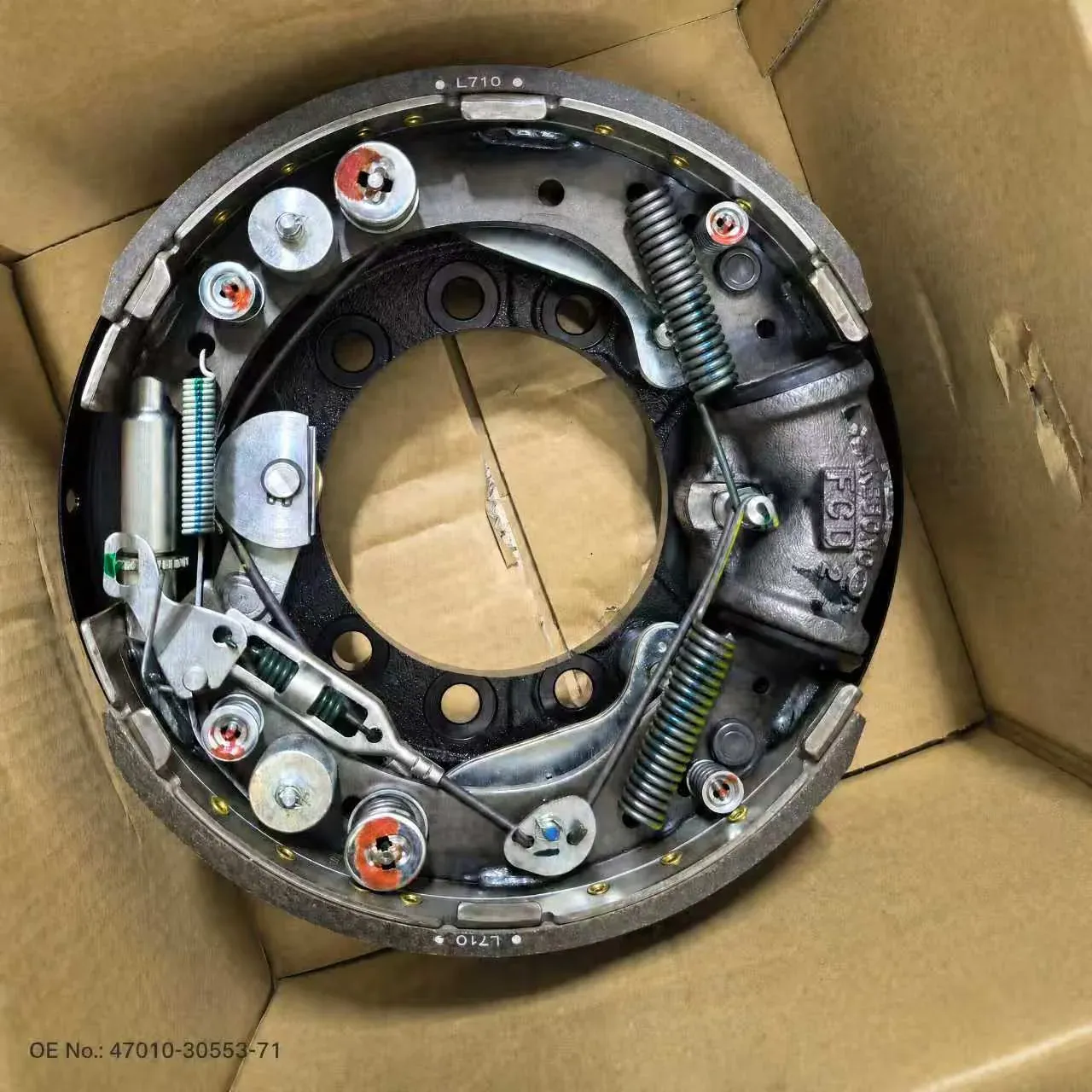 Pièce d’origine Toyota pour chariot élévateur, Mécanisme de frein droit complet, référence OE 47010-30553-71