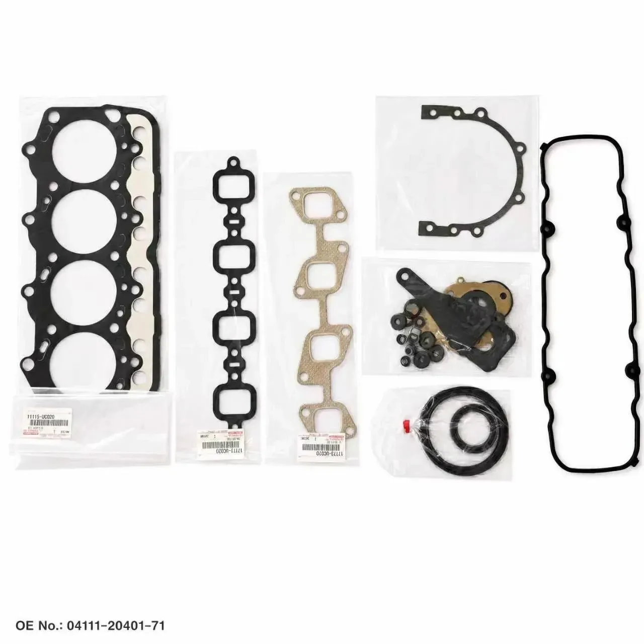 Toyota Комплект прокладок для капитального ремонта двигателя, OE 04111-20401-71