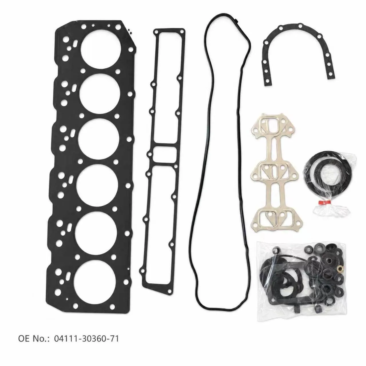 Pièce d’origine Toyota pour chariot élévateur, Pochette de joints pour révision moteur, référence OE 04111-30360-71