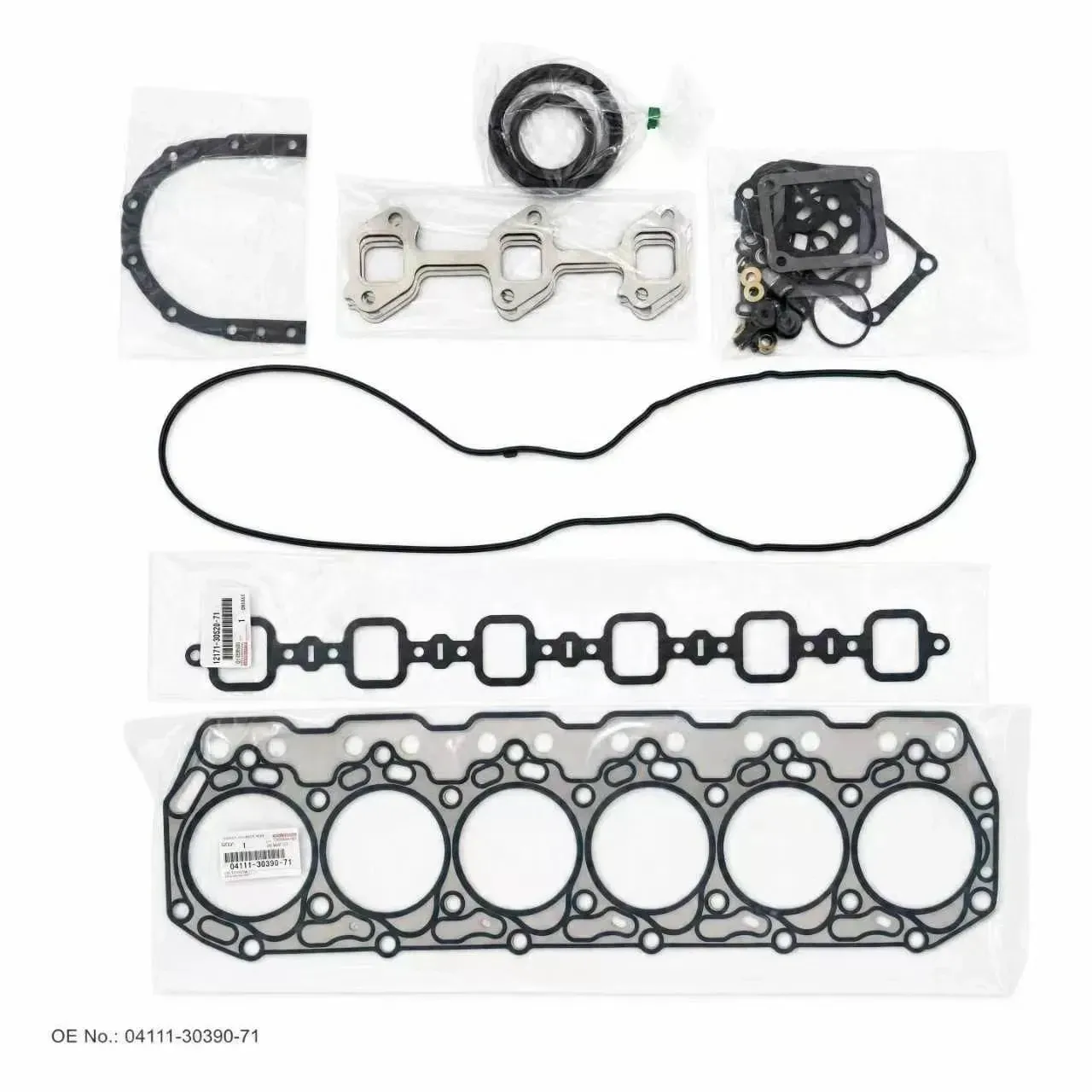 Toyota Комплект прокладок для капитального ремонта двигателя, OE 04111-30390-71